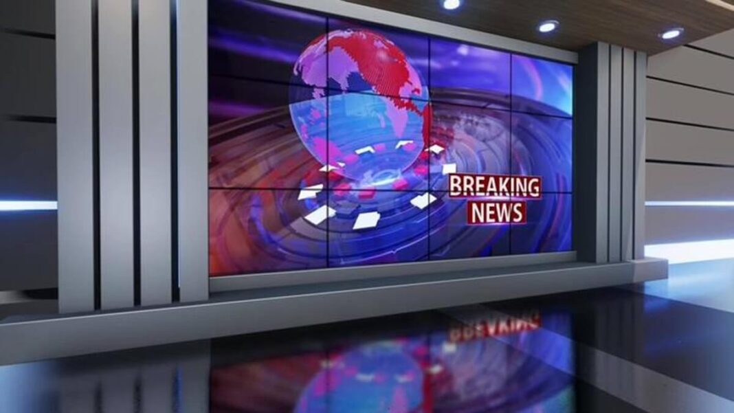 breaking news background newsdesk