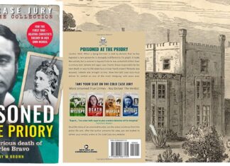 Poisoned at the Priory front and back book covers