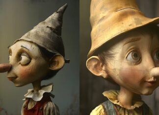 two pinocchio dolls