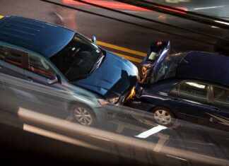 car accident on highway