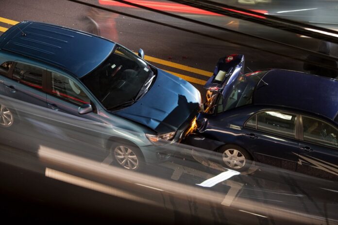 car accident on highway